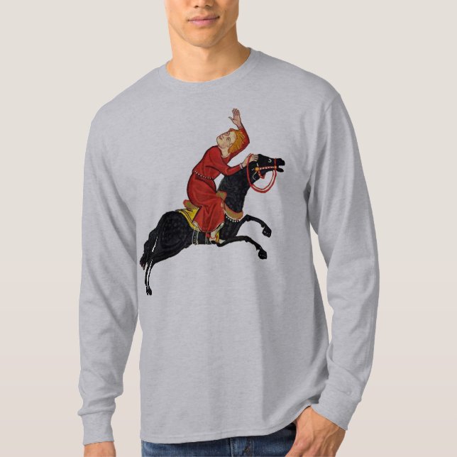 Horseman Waving T-Shirt (Front)