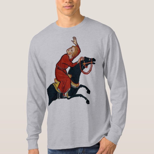 Horseman Waving T-Shirt (Front)
