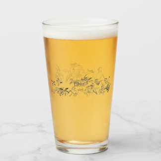 Horsemen  Enjoy beer Glass