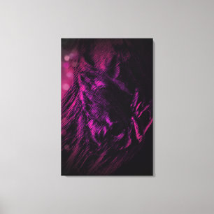 HorseOnPurple - Wrapped Canvas Print