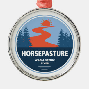 Horsepasture Wild And Scenic River North Carolina Metal Ornament