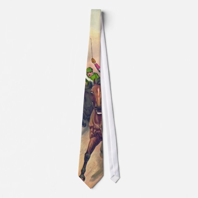 Horserace 1888 neck tie (Front)