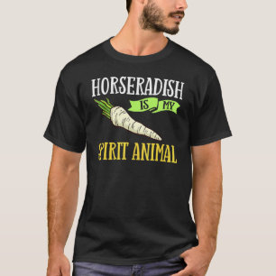Horseradish Sauce Cream Plant Recipe Root Fresh Di T-Shirt