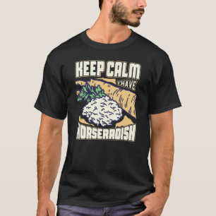 Horseradish Sauce Cream Plant Recipe Root Fresh Di T-Shirt