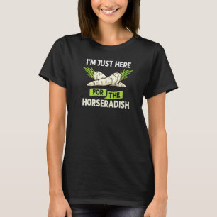 Horseradish Sauce Cream Plant Recipe Root Fresh Di T-Shirt
