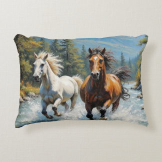 Horses    accent pillow