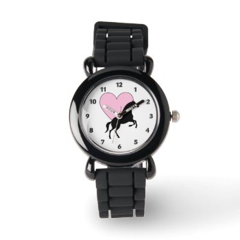 Horses And Love Watch by bonfireanimals at Zazzle