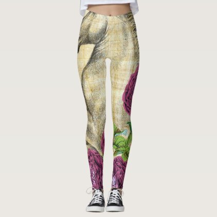 Horses And Roses Leggings