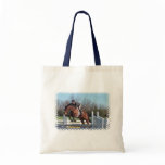 Horses and Show Jumping Small Tote Bag