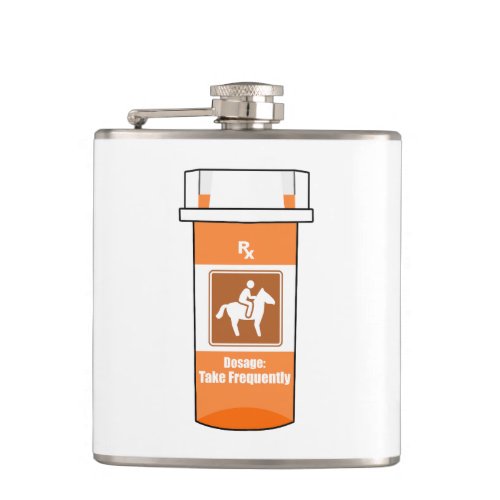 Horses Are My Drug Flask