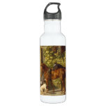 Horses At The Porch Water Bottle at Zazzle
