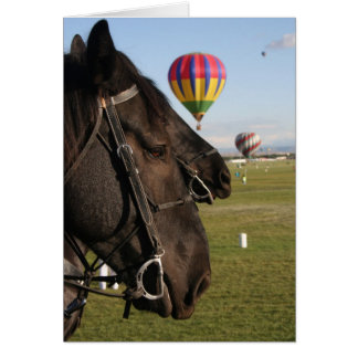 Horses & Balloons Cards