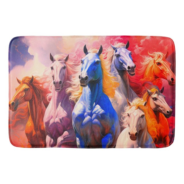 Horses Bath Mat (Front)