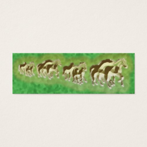 Horses Bookmark Business Card
