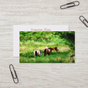 HORSES BUSINESS CARD