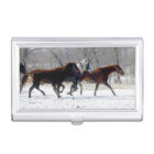 Horses Business Card Case