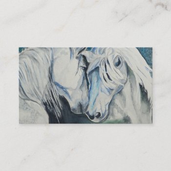 Horses Business Card Full Saturation by PortraitsbyAbbyanna at Zazzle