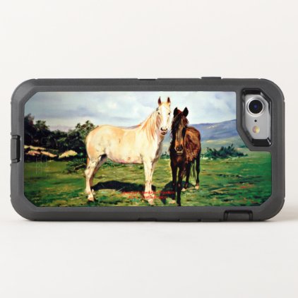 Horses/Cabalos/Horses OtterBox Defender iPhone 8/7 Case