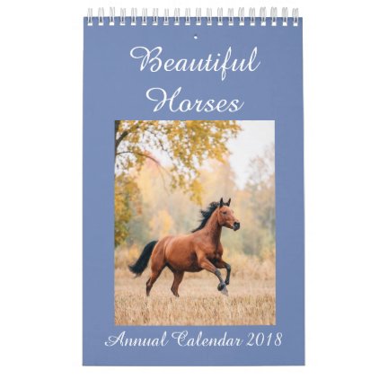Horses Calendar 2018