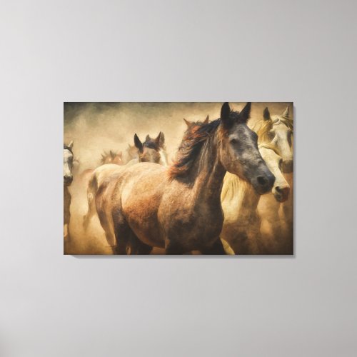 Horses Canvas Print