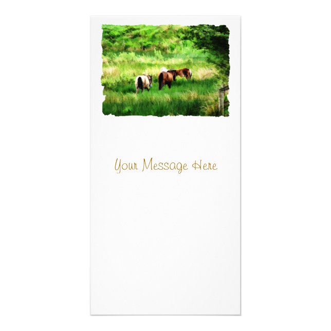 HORSES CARD (Front)