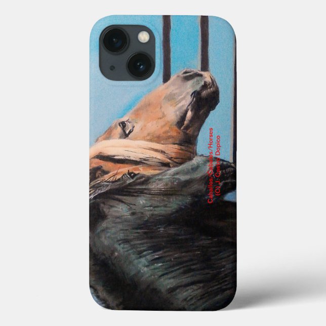 Horses Case-Mate iPhone Case (Back)