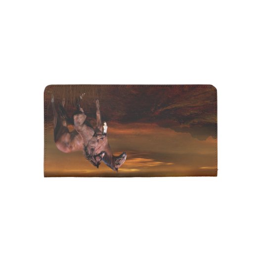 Horses Checkbook Cover (Back)