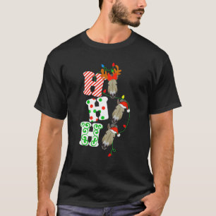 Horses Christmas Riding Lover Gift Funny For Girls T-Shirt
