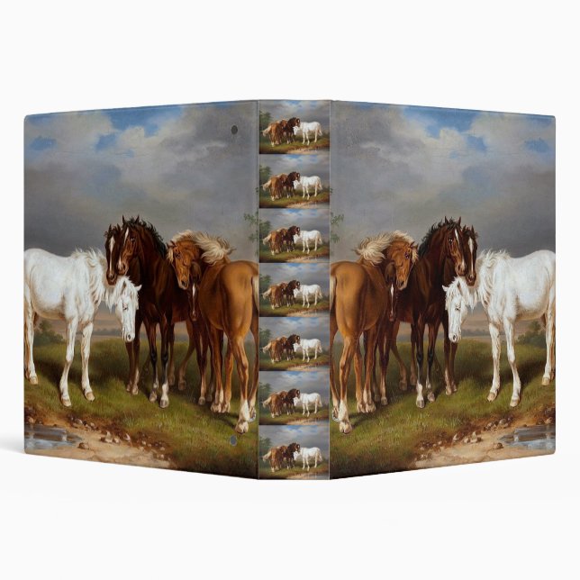 Horses circa 1864 3 ring binder (Background)