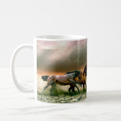 HORSES COFFEE MUG
