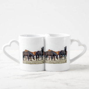 HORSES COFFEE MUG SET