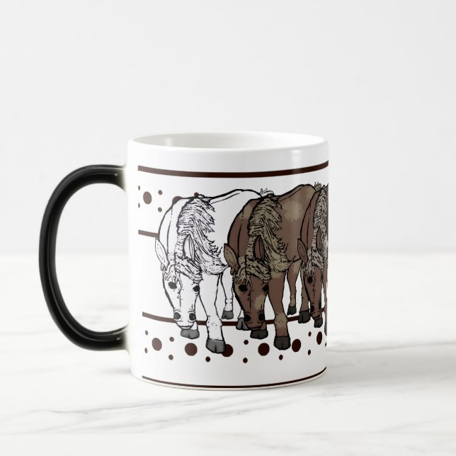 Horses  Color Morph Mug (Left)