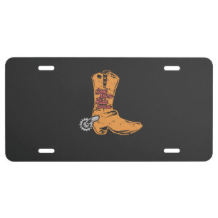 Horses - Cool Moms Ride Horses License Plate