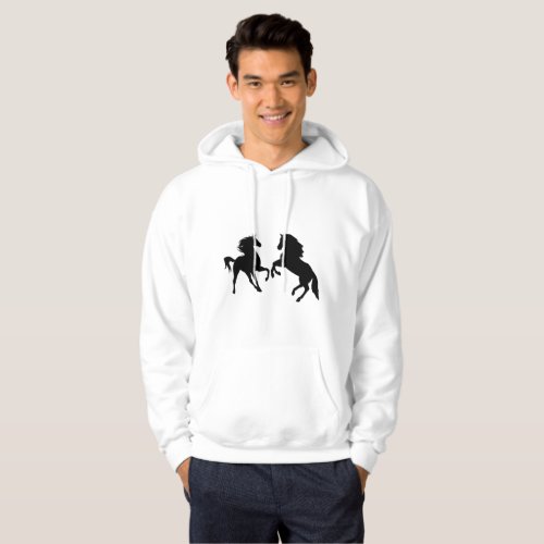 Horses Couple Family Hoodie