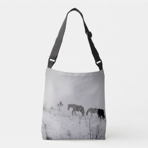 Horses Custom All-Over-Print Cross Body Bag