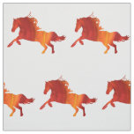 Horses Custom Pima Cotton  Fabric