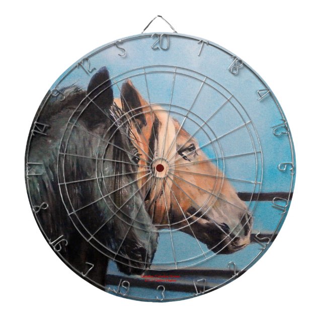 Horses Dart Board (Front)