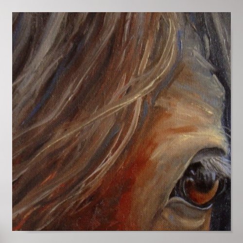 Horses Eye Fine Art Print