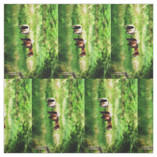 HORSES FABRIC