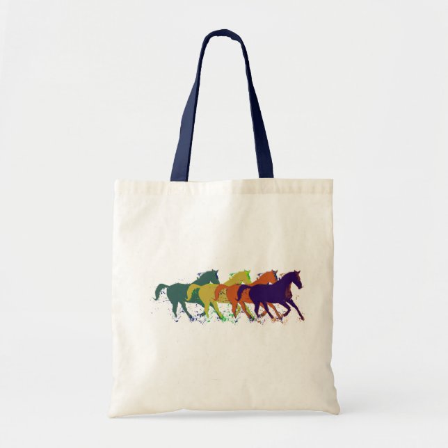 horses, farm animals tote bag (Front)