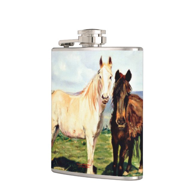 Horses Flask (Left)