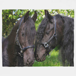 Horses Fleece Blanket