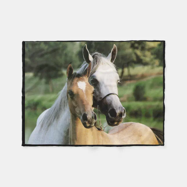 Horses Fleece Blanket Zazzle