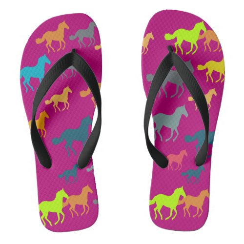 horses flip flops