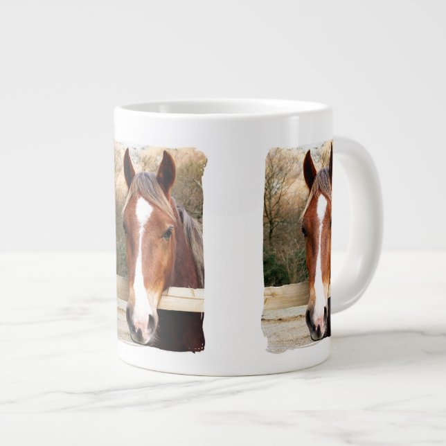 HORSES GIANT COFFEE MUG (Front Right)