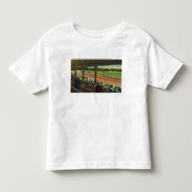 Horses Going to the Post at Race Track Toddler T-shirt (Front)