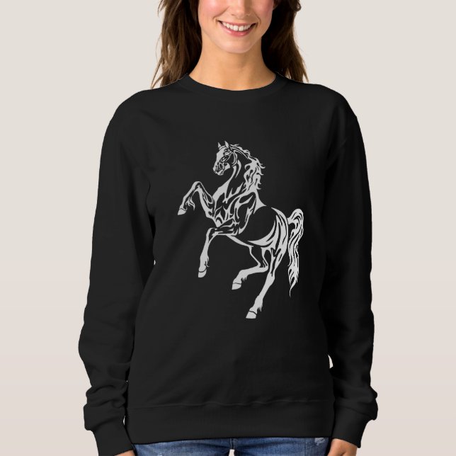 Horses Graphic Sweatshirt (Front)