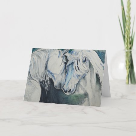 Horses Greeting Card