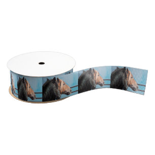 Horses Grosgrain Ribbon