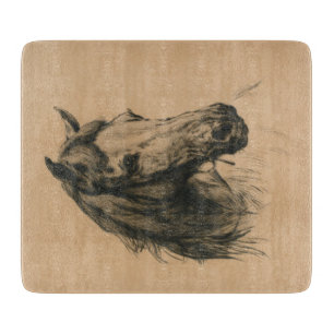 Horse's Head (by Heywood Hardy) Cutting Board